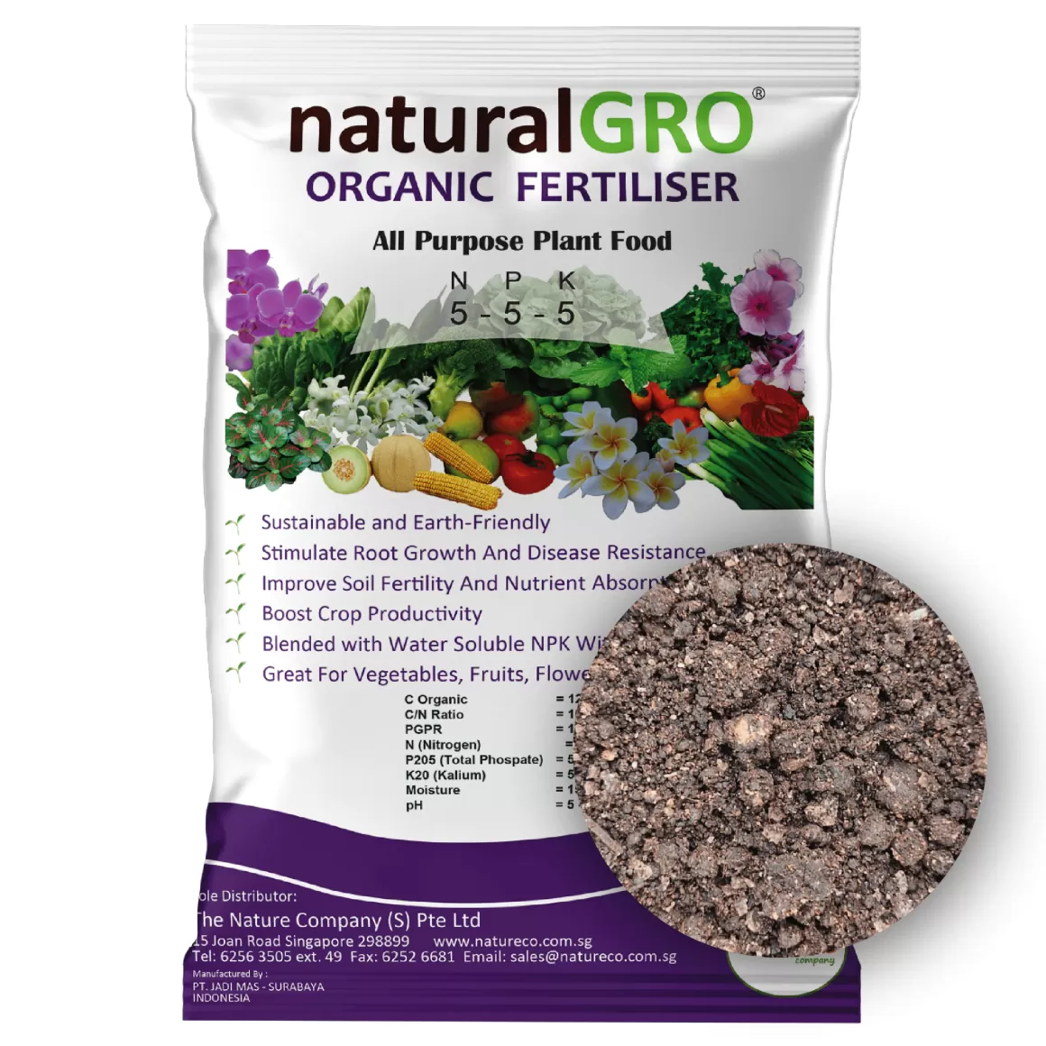 Hot Npk 5-5-5 Organic Fertiliser 1Kg/5Kg/25Kg Fertiliser