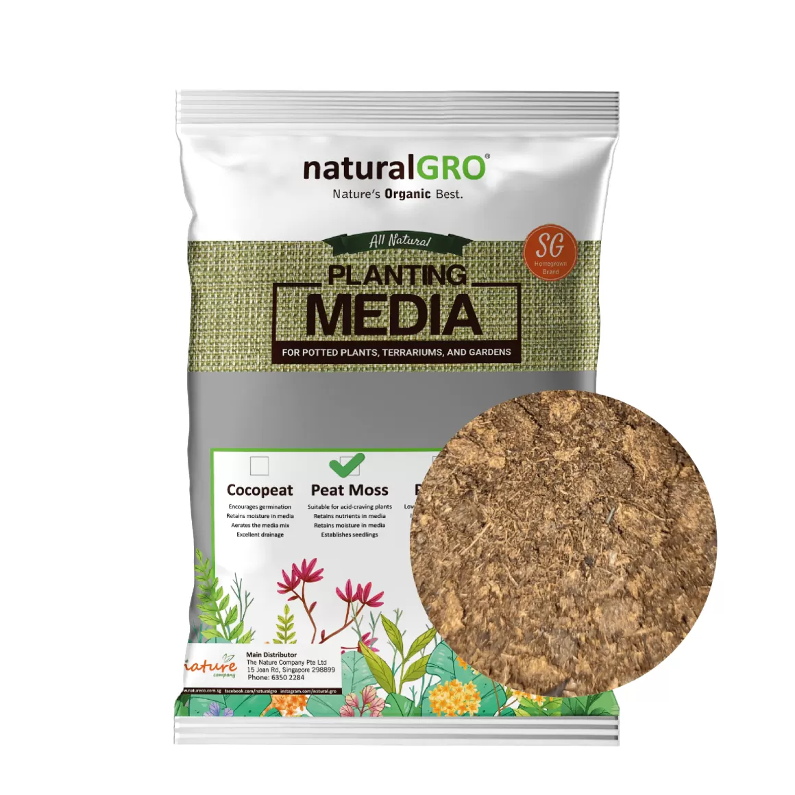 Outlet Peatmoss 3L Soil Mix